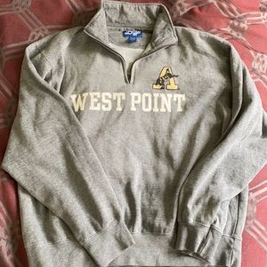 Men’s West Point quarter zip size large